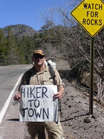 HIKER TO TOWN